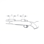 RECKNAGEL ERA Picatinny sliede Bergara B14 short 0MOA H6,5mm (A-21,9mm, B-92,2mm, C-15,2mm) - Image 2