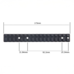 RECKNAGEL ERA Picatinny sliede Bergara B14 short 20MOA H7,5mm (A-21,9mm, B-92,2mm, C-15,2mm) - Image 3