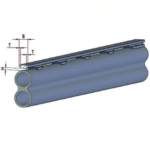 RECKNAGEL Picatinny sliede glūdstobra ieročiem (B 7,0-8,1mm, H >2,0mm, T 0,0-2,5mm) - Image 2