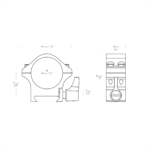 HAWKE PRO STELLL Riņķu komplekts 30 mm guick-release LOW - Image 2