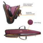 ACROPOLIS FZ-8v gludstobra ieroča futrālis  (110 cm) ar kabatām - Image 7